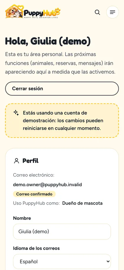 Tu cuenta