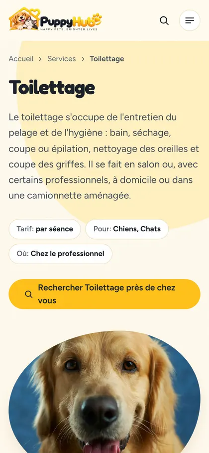 Services et prix clairs